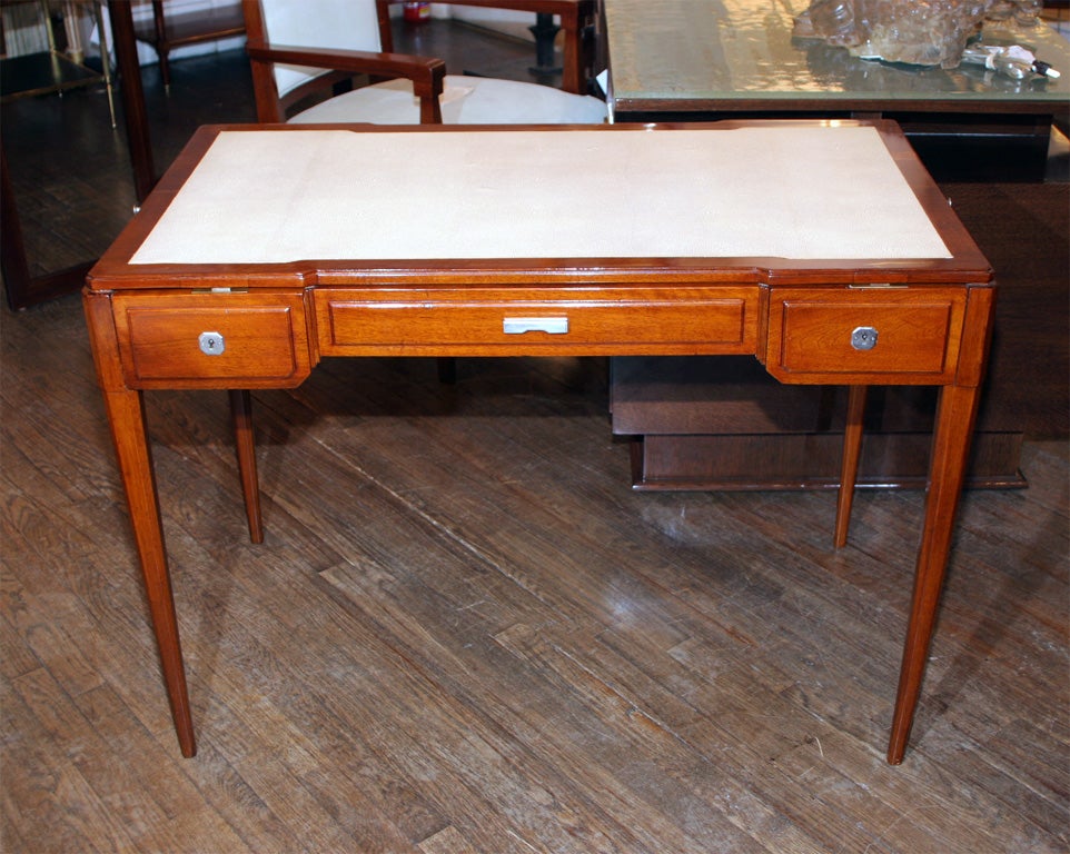 A mahogany desk by Dominique