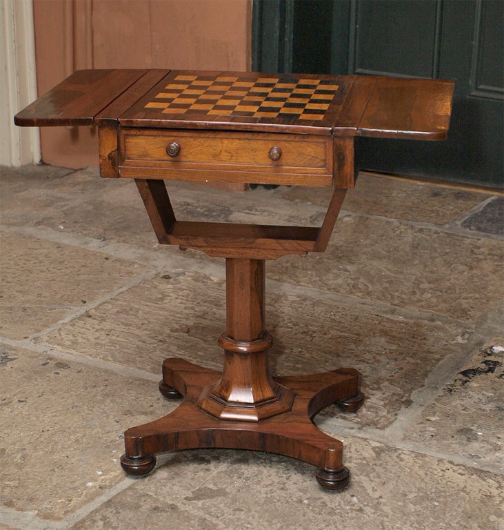 19th Century English Victorian Games Table