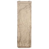 Large Plaster Plaque on Lighted Stand 2