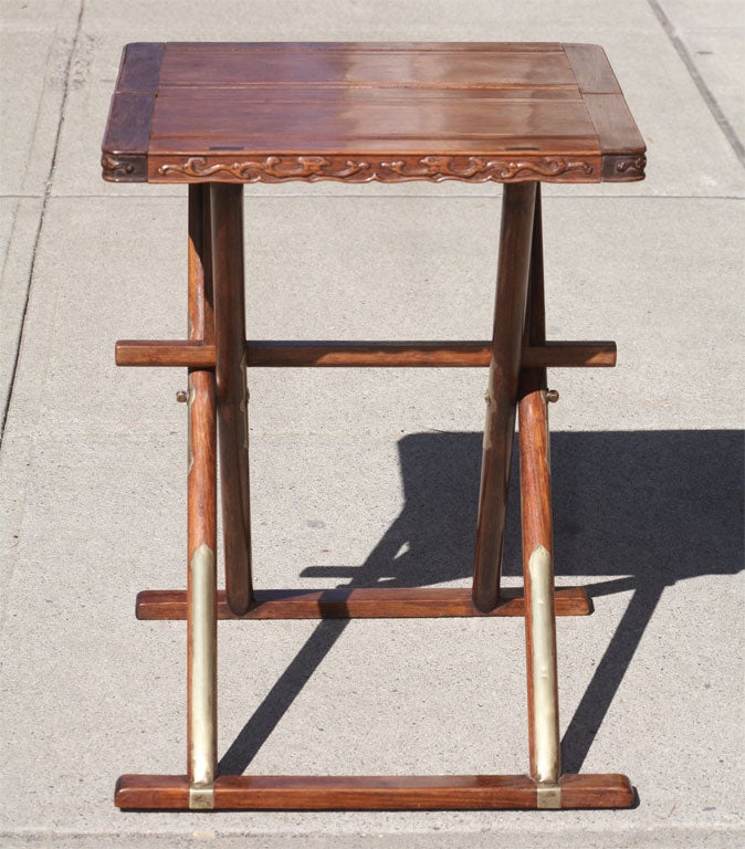 Table chinoise pliante