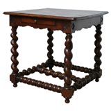 French Barley Twist Table