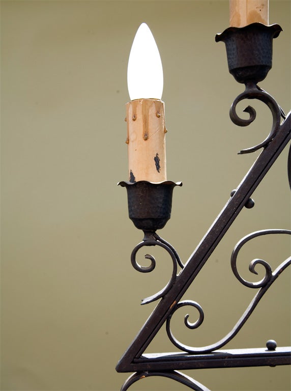 5 Light Standing Torchiere