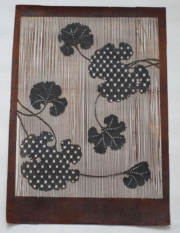 KATAGAMI, Old Stencil Paper