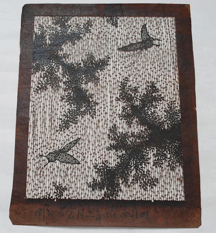 KATAGAMI, Old Stencil Paper