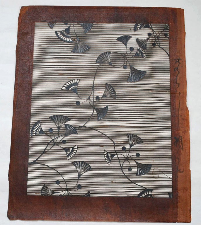 KATAGAMI, Old Stencil Paper