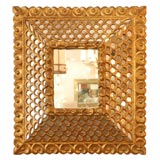 Antique Gold Leaf Mirror
