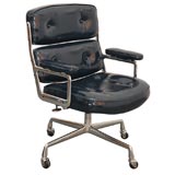 Navy Patent Leather Time Life Chair
