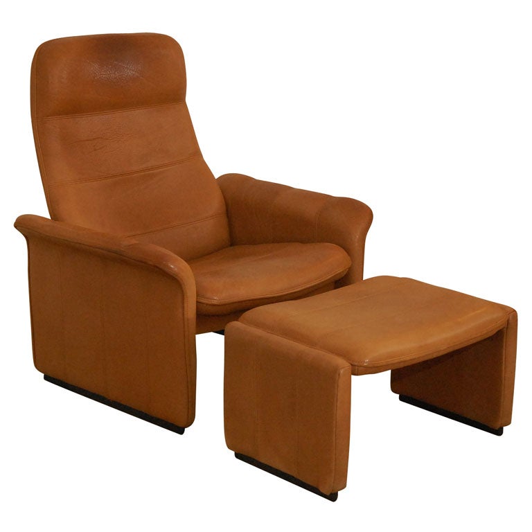 de Sede Leather Armchair 
Ottoman