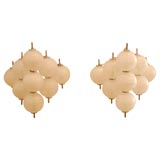 Pair of Pulegoso Venini Sconces