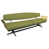 Laverne Lucite and Steel Sofa