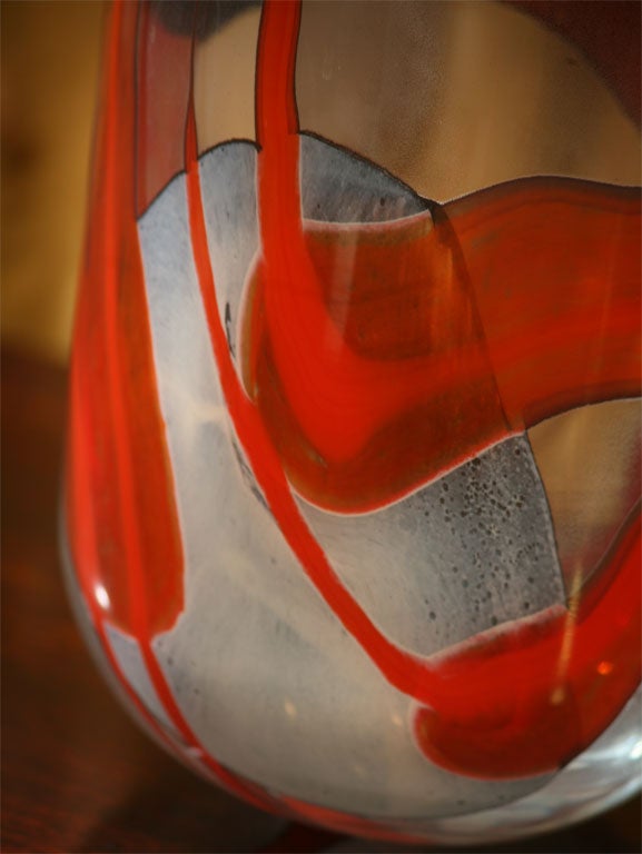 Huge Stefano Toso Glass Vase For Sale 1