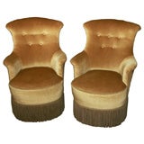 Pair of Tub Slipper Chairs