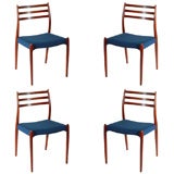Set of 4 Niels Moller Chairs
