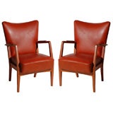 Pair of Hans Wegner Arm Chairs
