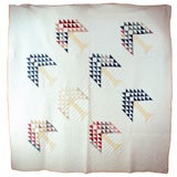 19TH C. TREE OF LIFE COTTON QUILT FROM PENNSYLVANIA