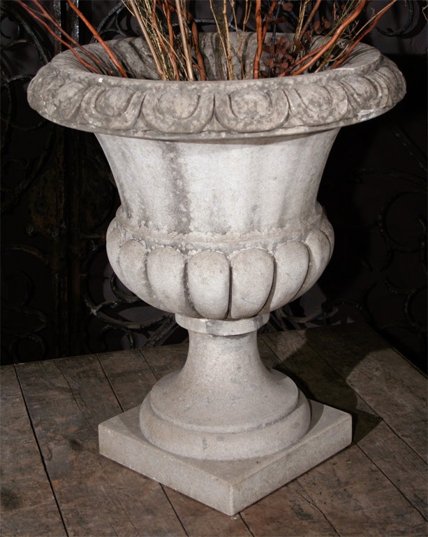 Pair early 20th century Italian urns