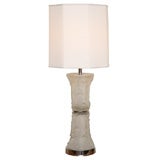 Lalique Style Glass Lamp