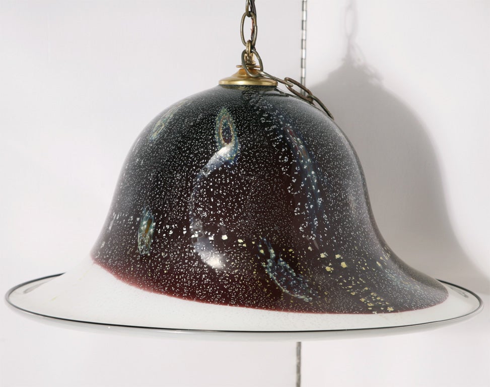Murano glass pendant chandelier For Sale 1