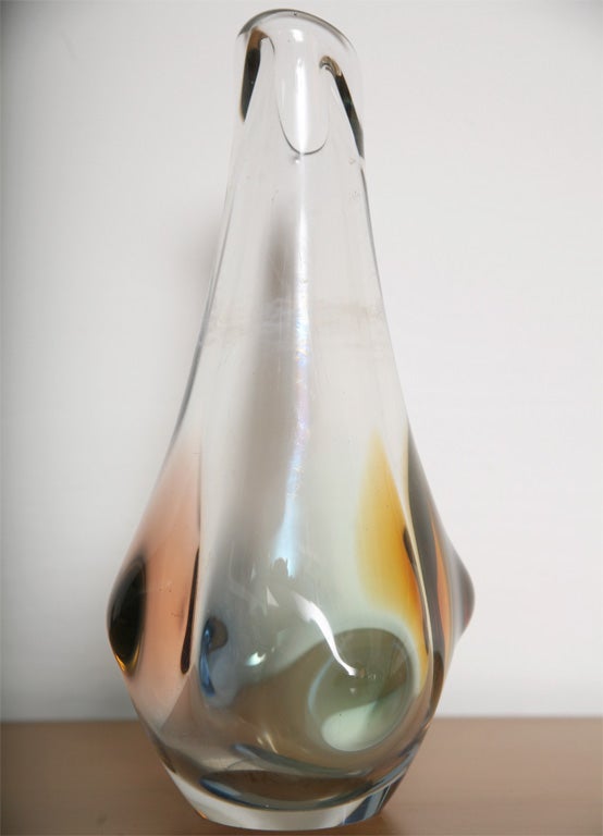 Glass Murano  Vase For Sale