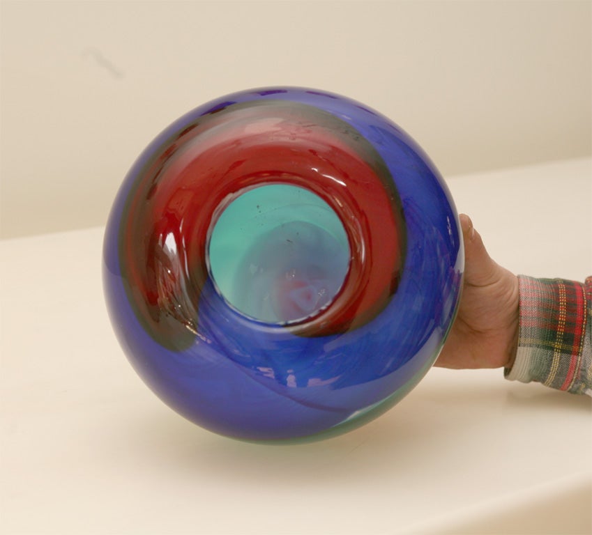 Stefano Toso Glass Bowl For Sale 4