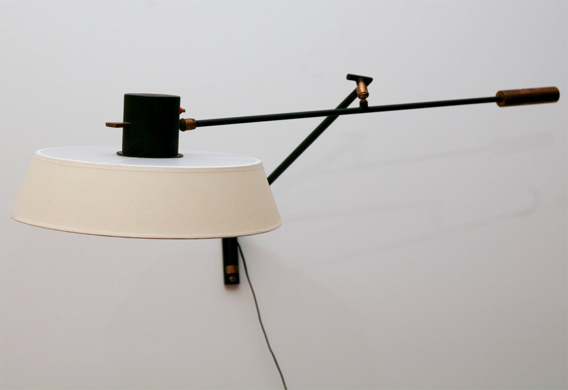 Pair of R. Mathieu Wall Lamps