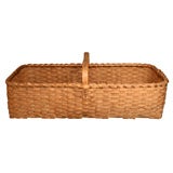 Antique Large Gathering Basket