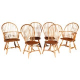 Set of 6 Handmade Windsor Chairs
