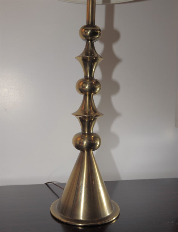 Pair of Brass Stiffel Lamps 1