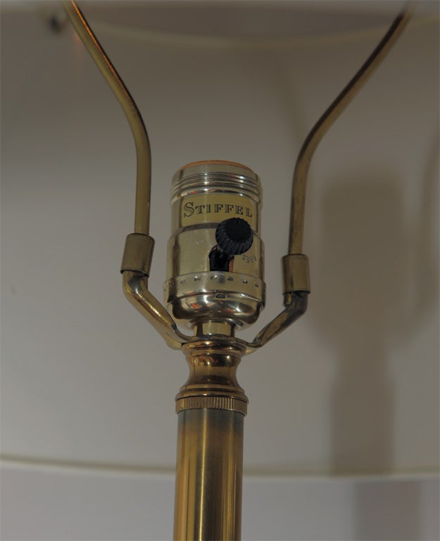 Pair of Brass Stiffel Lamps 2