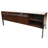 Wenge and Steel Sideboard by Illum Wikkelso