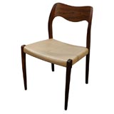 The #71 Rosewood Dining Chair by Neils Moller