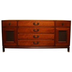 Fine Bert England Walnut Sideboard for Johnson Furniture