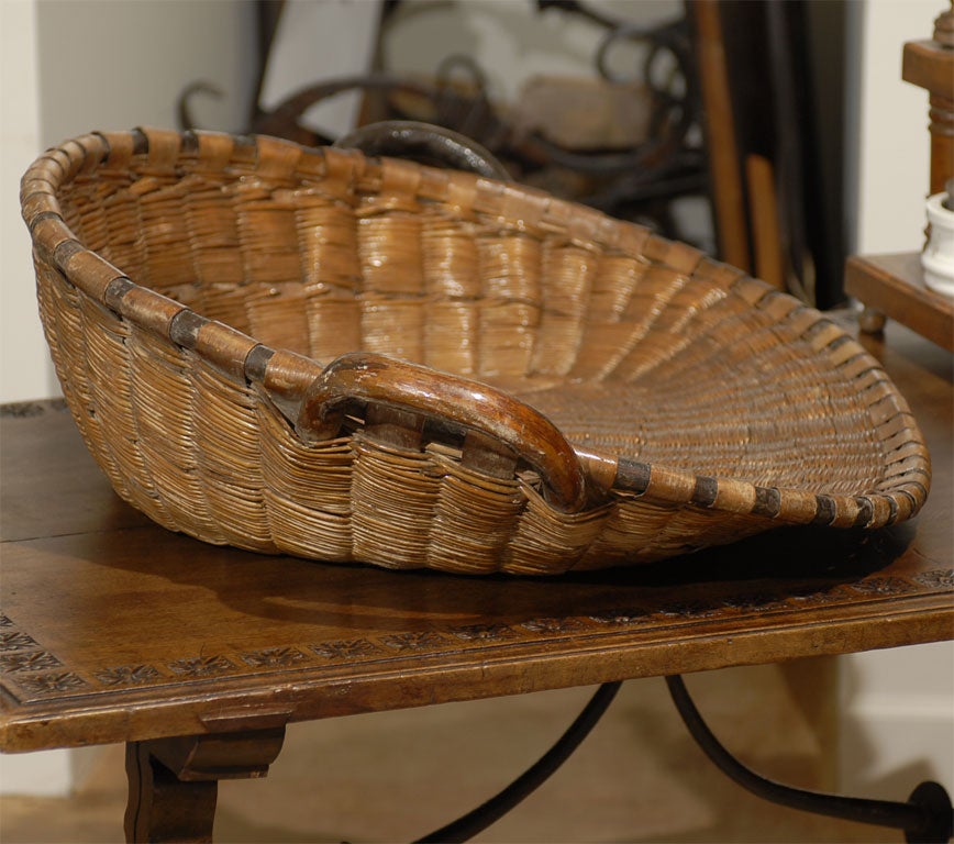 19th Century French Winnowing Basket 3