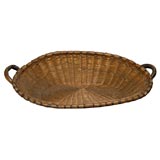 Antique 19th Century French Winnowing Basket
