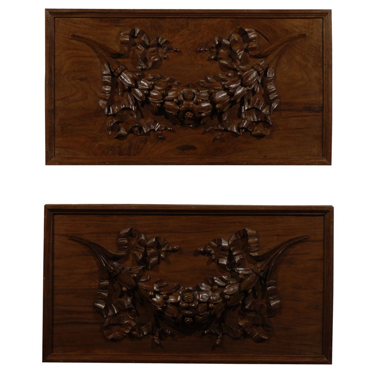 19th Century French Carved Decorative Elements, circa 1815