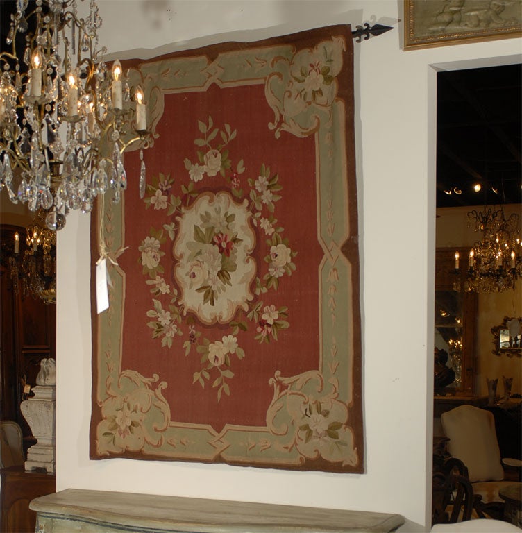 French 19th Century Aubusson Tapestry In Excellent Condition In Atlanta, GA