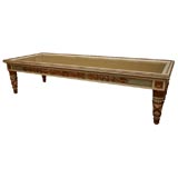 Painted and Parcel Gilt Empire Style Low Table by Maison Jansen