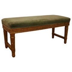 Louis XVI Style Giltwood Banquette by Maison Jansen