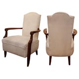 A pair of armchairs by Andre Arbus