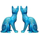 Large Figural Cats