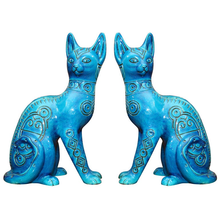 Large Figural Cats