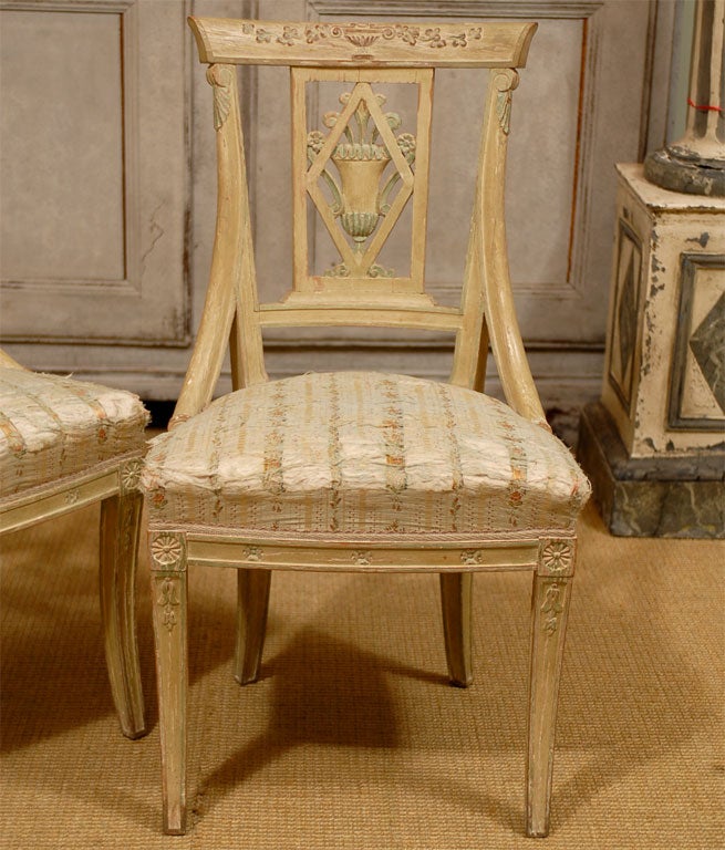 Pair of Directoire Style Chairs