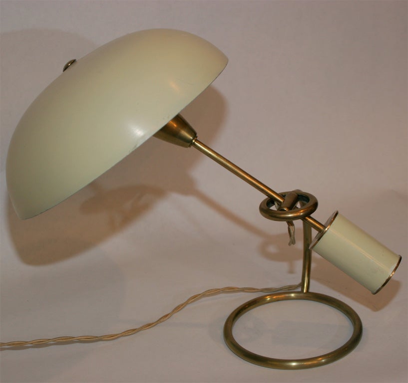 An Articulated Table Lamp signed Arredoluce In Excellent Condition In New York, NY