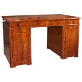 Mahognay pedestal desk