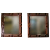 Pair Tramp art  frames