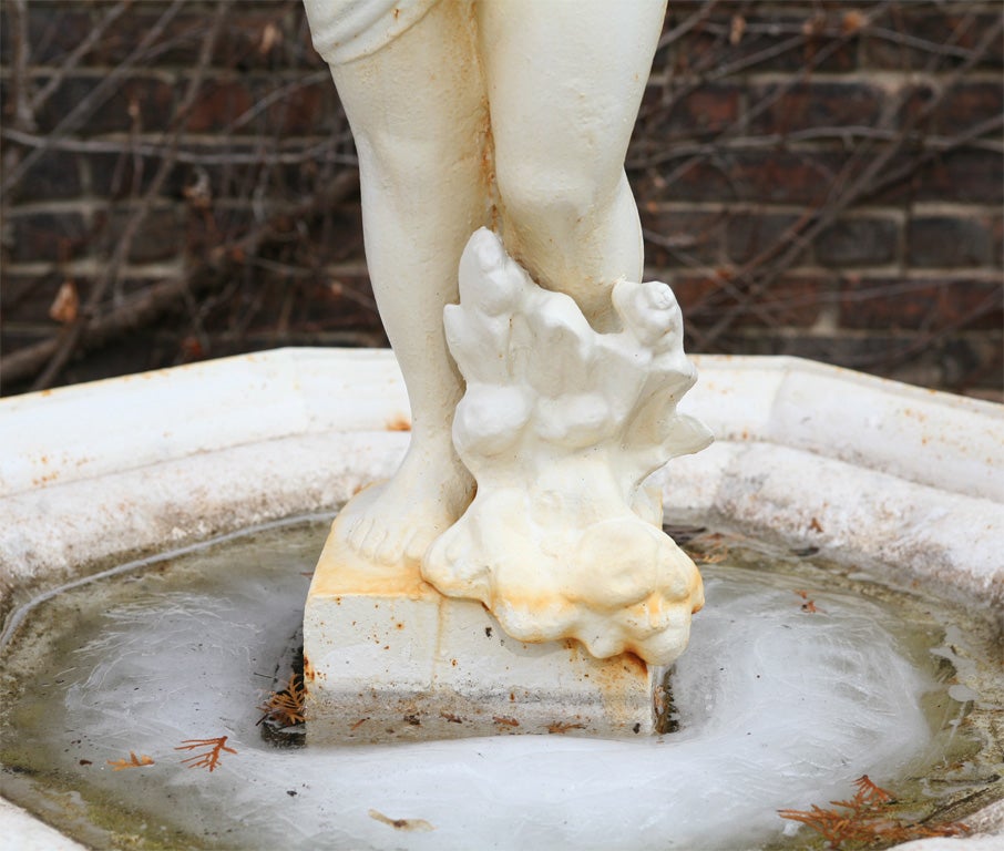 American Victorian Cast Iron Fountain 1