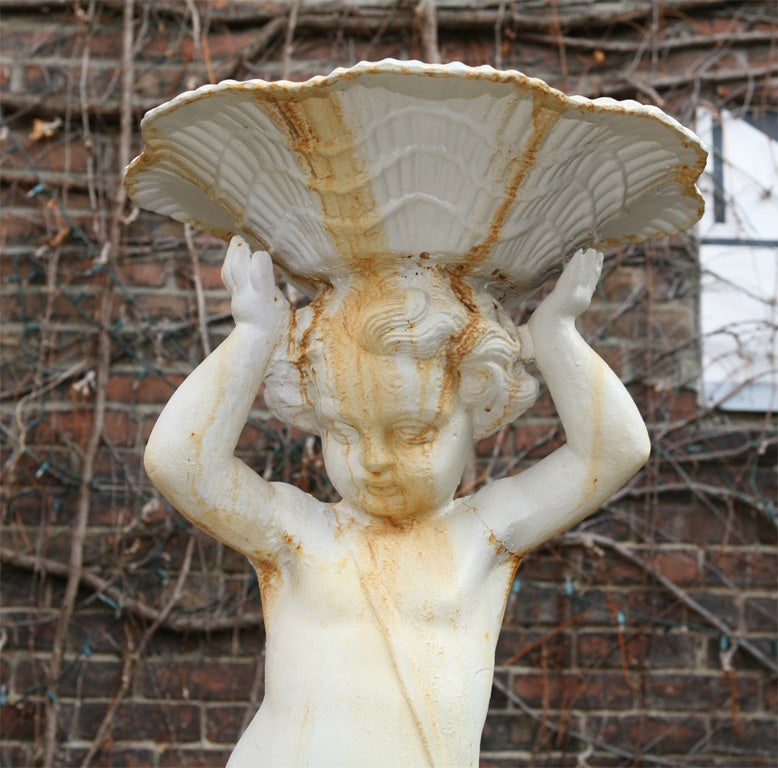 American Victorian Cast Iron Fountain 2