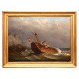 Seascape By H. Dubbels, Signed And Dated 1660