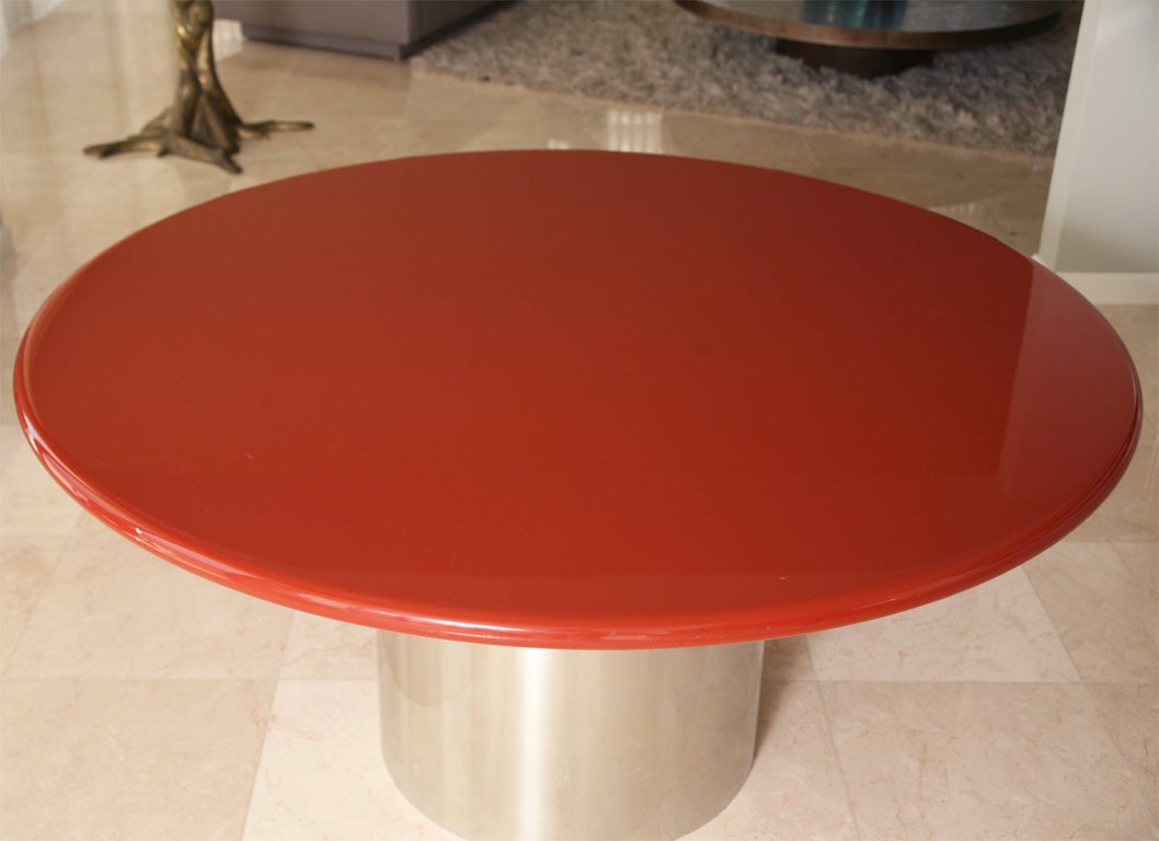 American Drum Base Dining Table