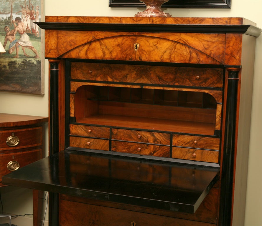 19th Century Austrian Biedermeire Secretaire